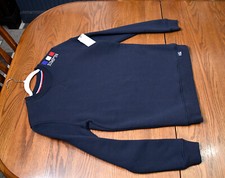 Jump'In, New, Emile, sweatshirt, Navy, Mens XS, MSRP $150 herve Godignon
