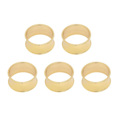5 PCS Oval Napkin Rings Decorative Napkin Holders Napkin Holders Rings