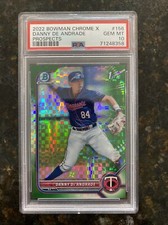 2022 Bowman Chrome X Prospects DANNY DE ANDRADE #156 PSA GEM MINT 10 RC! 24/31