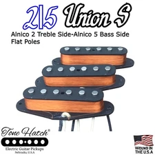 Tone Hatch Handwound Pickups 2|5 Stratocaster Set-Alnico 5&2-Made 2 Order