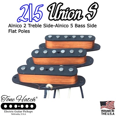 Tone Hatch Handwound Pickups 2|5 Stratocaster Set-Alnico 5&2-Made 2 Order