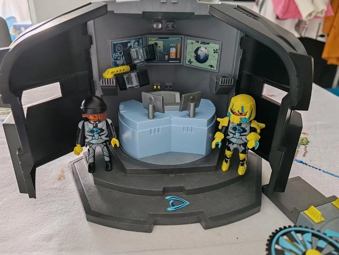Playmobil Top Agents Kommandozentrale & Drohne mit Anleitung