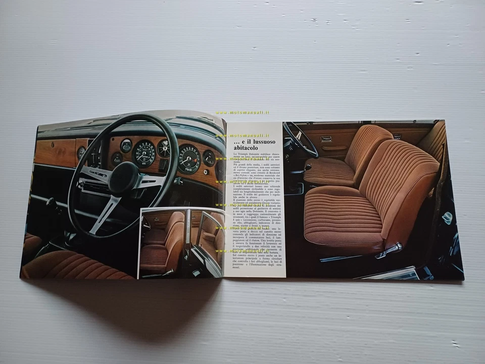 Triumph Dolomite 1973 depliant italiano originale - Immagine 3 di 4
