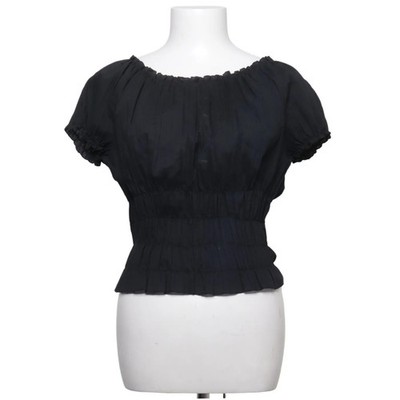 Caraco, Top, Größe: 44, Schwarz, Baumwolle/Polyester, Einfarbig, Damen #akB