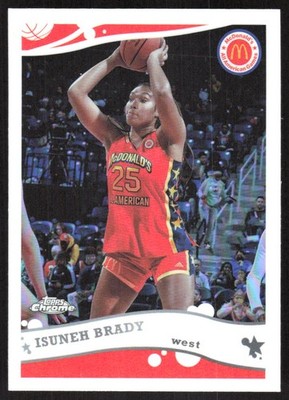 8663K 2022 Topps Chrome McDonald's All American #2K6-16 Isuneh Brady Refractors
