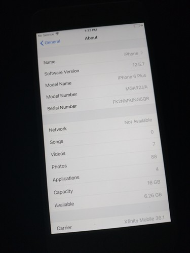 Apple iPhone 6 Plus - 16GB - Silver (Unlocked) - 第 3/4 張圖片