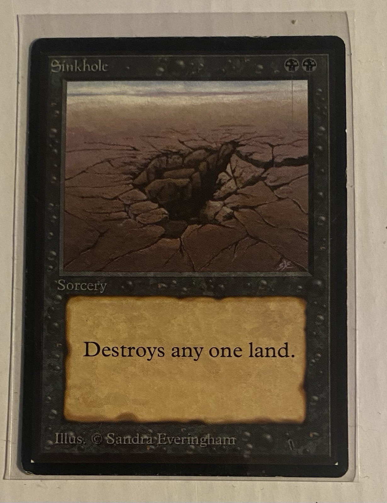 🔥BETA Sinkhole Vintage Magic The Gathering MTG Card🔥