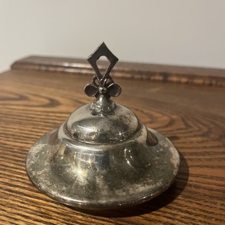 Victorian Silver Plate Pickle Castor Lid