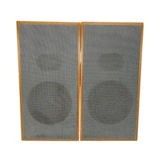 Vintage ReVox 4620 Hi-Fi Loud Speakers Swiss Sound Walnut Wood Pair Germany 60s