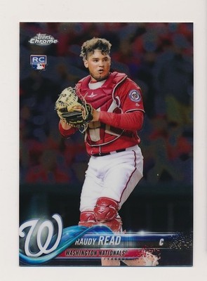 RAUDY READ   2018 Topps Chrome #120 Washington Nationals RC