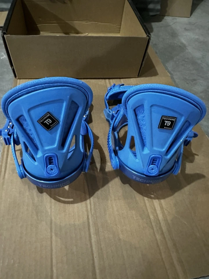 Fijaciones de snowboard Technine Elements Pro RARAS AZUL RAZZ, muy bonitas, ¡ver fotos! Foto 2 de 4