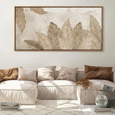 Minimalist & Modern Art for Bedroom Decor Framed Abstract Artwork for Walls N...