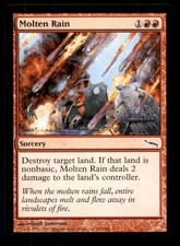 MTG Molten Rain LP Light Play Mirrodin [3031]