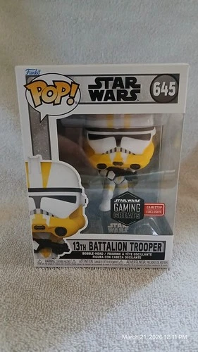 Funko Pop Vinyl: Star Wars - 13th Battalion Trooper - GameStop (Exclusive) #645