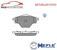 SATZ BREMSBELÄGE BREMSKLÖTZE HINTEN MEYLE 025 258 2717 A FÜR DS DS 7