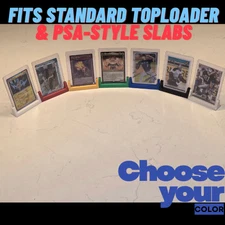 2-Pack Trading Card Display Stands for Toploaders, TCG & Sports