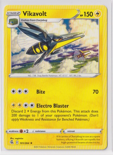Pokemon SWSH - Fusion Strike  101/264 Vikavolt