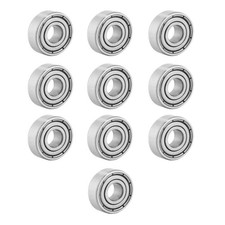 10 Pack 695ZZ Mini Ball Bearings 5mm ID 13mm OD 4mm Double Shielded