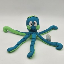 Octopus 10 Plush Stuffed Animal Sea Ocean Marine Animal Toy Teal Green Cloud 9