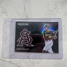 Spencer Torkelson 2020 Panini Prizm Draft Picks Electric College Stars SP #1
