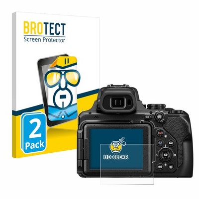2x Nikon Coolpix P1100 Displayschutzfolie Transparent