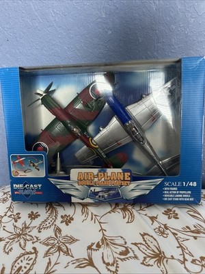 (M118) New Ray Air- Plane Double Plane Set Die-Cast