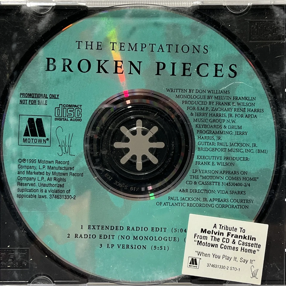 Funk / Soul, Blues The Temptations - Broken Pieces Motown - Изображение 2 из 2