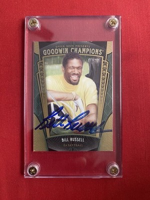🔥RARE BILL RUSSELL AUTHENTIC HAND SIGNED AUTOGRAPH CARD 🔥 | eBay