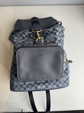 Coach Sullivan Backpack In Signature Chambray