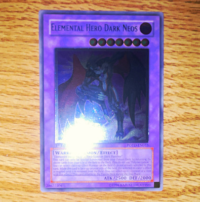 Konami Yu-Gi-Oh! Elemental Hero Dark Neos POTD-EN033 Ultimate Foil 1st Ed