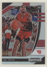 2020-21 Panini Prizm Draft Picks Silver Prizm Obi Toppin #47 1u6