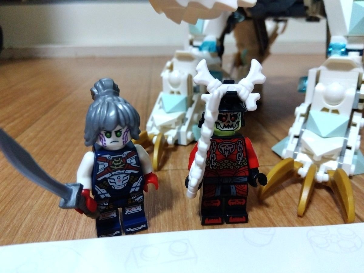 LEGO NINJAGO Zane's Ice Dragon Creature 71786 In 2019 Used W