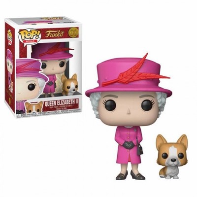 Funko Pop! Figur Queen Elizabeth II (mit Corgi) Icons