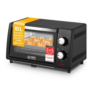 Minibackofen 10L 800W  Mini Backofen stufenlose Temperaturregelung bis 230°C...