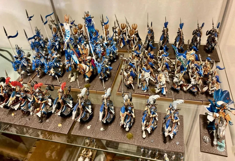 5000+ p. The Old World Warhammer High Elves Army PRO PAINTED AOS TOW WFB fantasy - Immagine 3 di 4