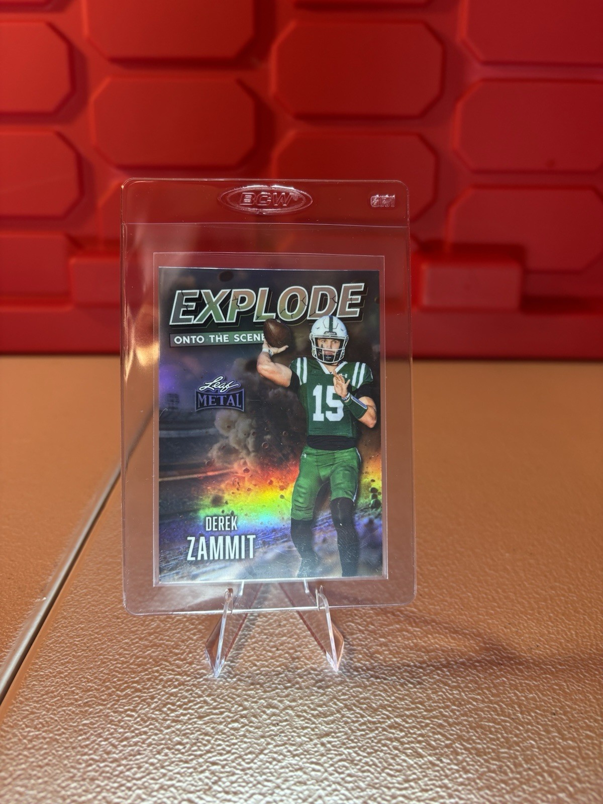 2026 Leaf Metal Explode Onto The Scene Holo #/12 Derek Zammit