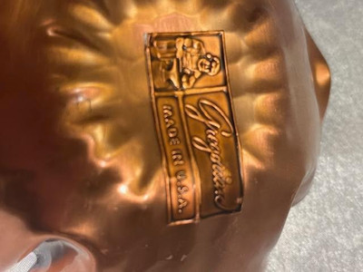 Vintage Gregorian Copper  Ashtray Trinket Tray Bowl Hand Hammered USA 4.75''