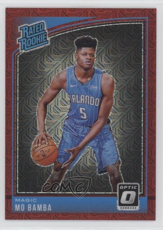 2018-19 Panini Donruss Optic Rated Rookie Choice Red Prizm /88 Mo Bamba #160 0s3