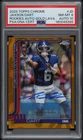 2025 TOPPS CHROME ROOKIES AUTOGRAPH JAXSON DART JD GOLD LAVA /50 PSA 8 AUTO 10