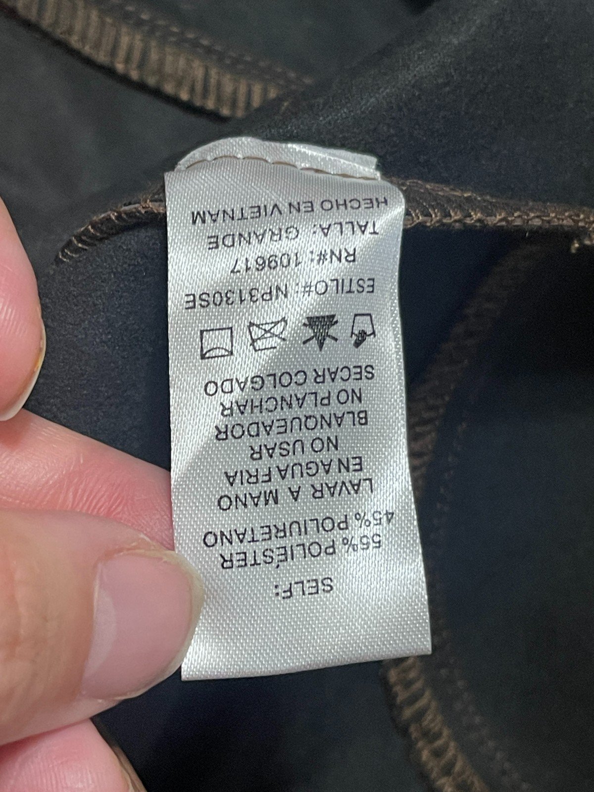 Shinestar Pants, Women's Size Large, Brown, Skinny, Leather