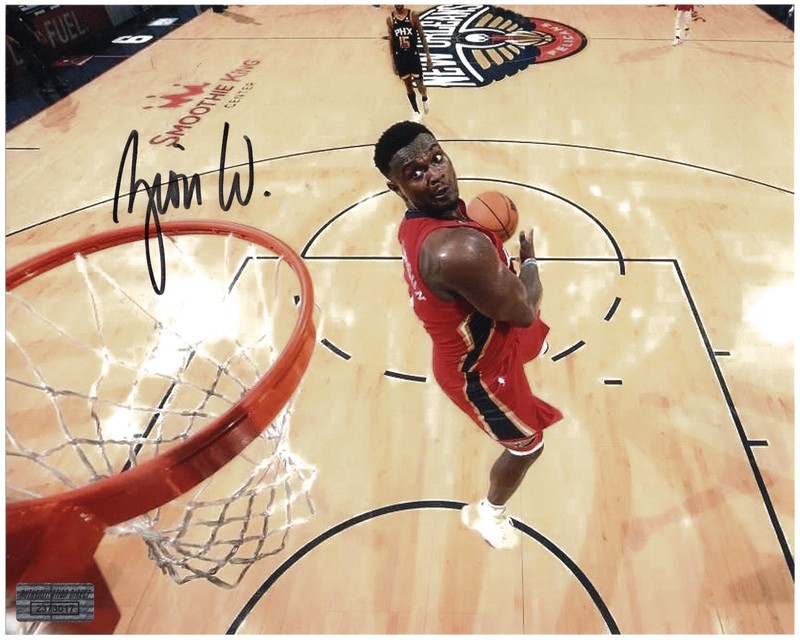 Zion Williamson Signed 8x10 Photo With COA  (New Orleans Pelicans)
