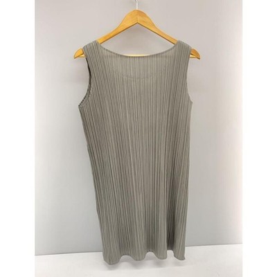 PLEATS PLEASE ISSEY MIYAKE Camisole Tank Top 3 Polyester Navy PP55