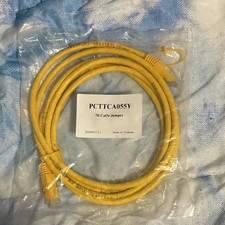 Cat 5e RJ-45 to RJ-45 Ethernet Patch Cable 7 ft Yellow Round MPN PCTTCA055Y