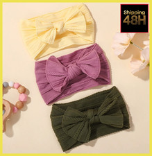 8 pc Toddler  Baby Girl Lace Bow Flower Headband Set Soft Hair Band Accessories