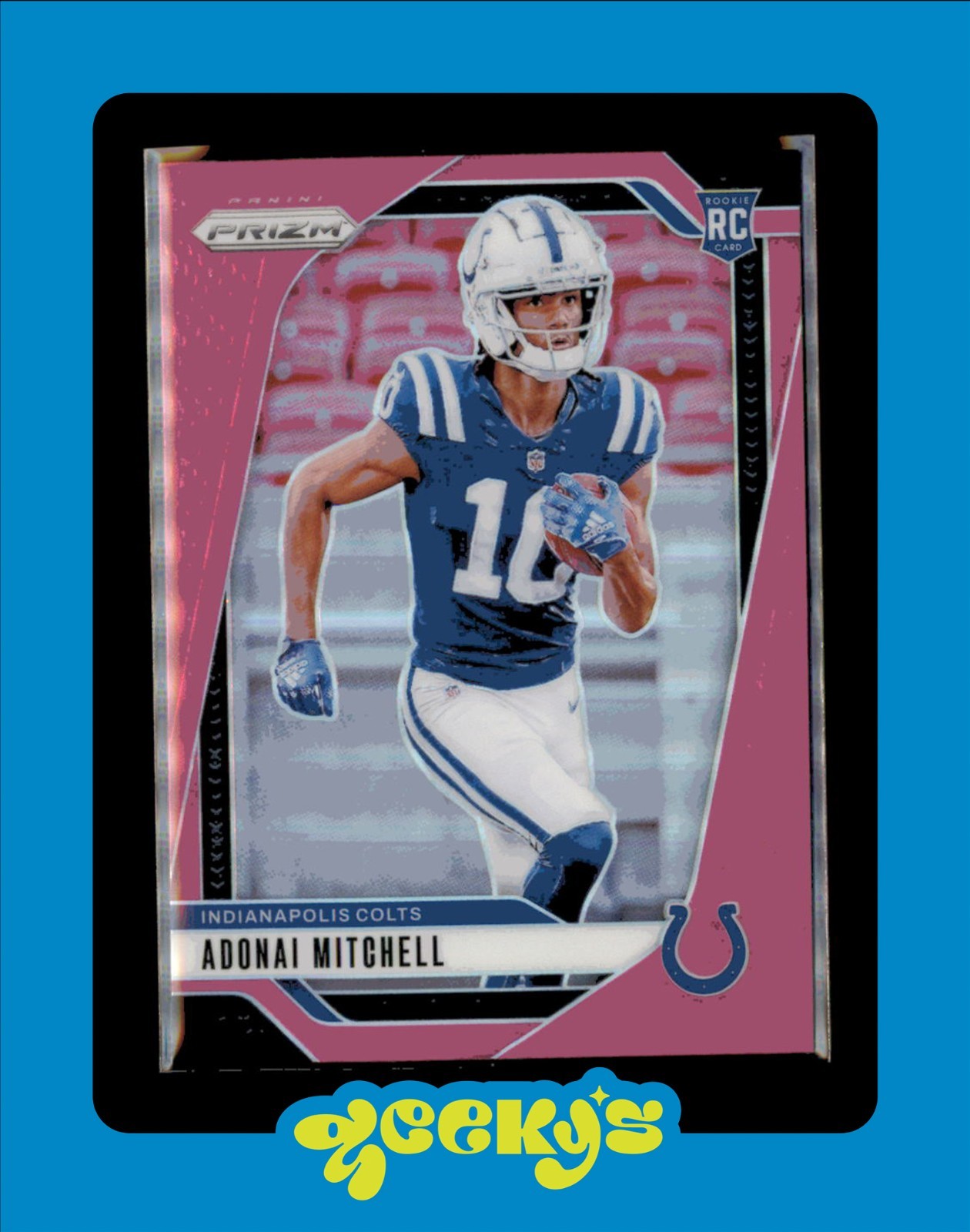 2024 Panini Prizm - Rookies Adonai Mitchell #303 Pink Prizm (RC) Colts