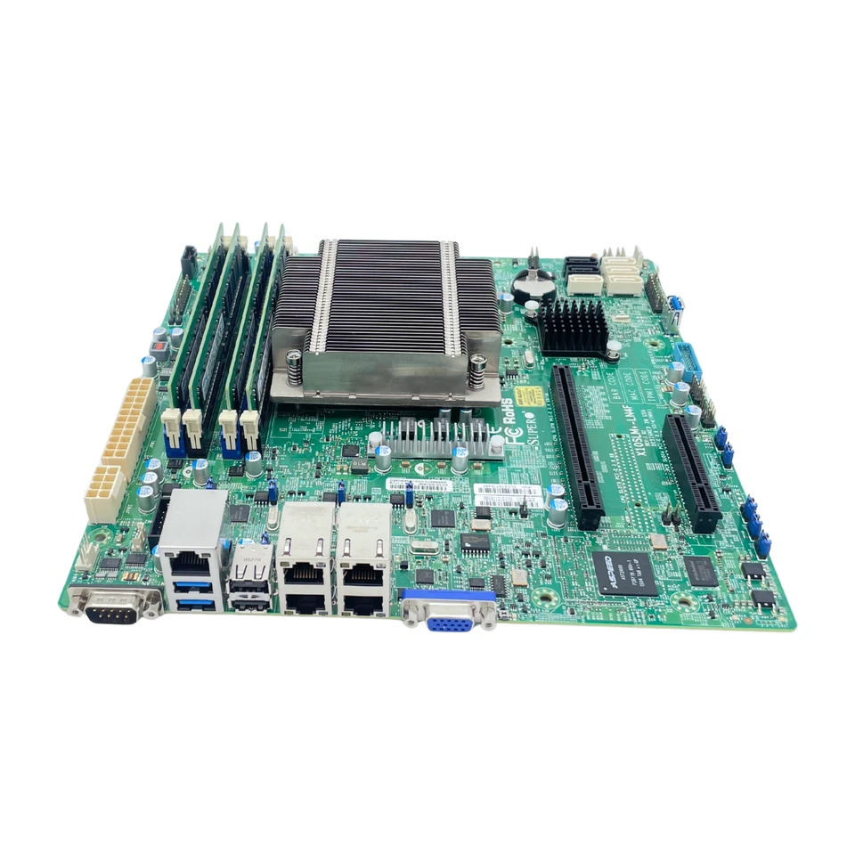 Supermicro X10SLM+-LN4F Mainboard 4x 8GB DDR3 RAM Intel Xeon E3-1280 v3 4x 1GbE - Bild 4 von 4