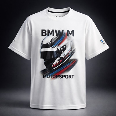PUMA BMW M Motorsport T-Shirt Herren M3 E46 Grafik Motorsport Shirt Größe : M