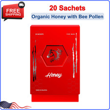 Arr Organic Honey Large 20 Sachets With Bee Pollenpure Honey Ingredientlarge
