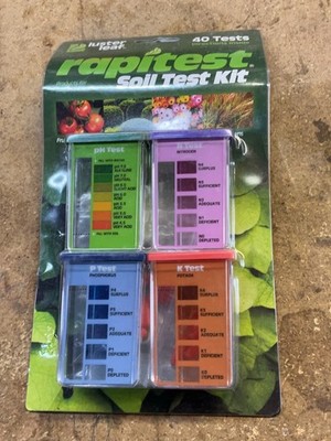Luster Leaf Rapitest Soil Test Kit 40 Tests for Gardening