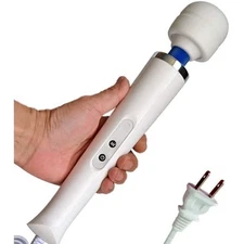 Chainplus Wired Powerful Handheld Wand Massager with 10 Pulse Settings, Personal